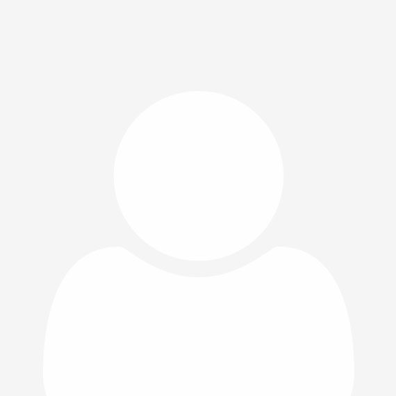 Blank white circle on a plain light gray background.