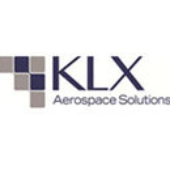 KLX Aerospace Solutions logo with a geometric design.